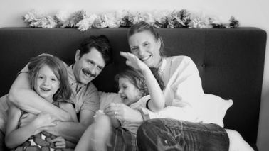 Goop's creative director with family balancing work and family life