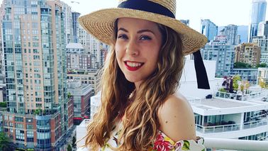 amanda on balcony