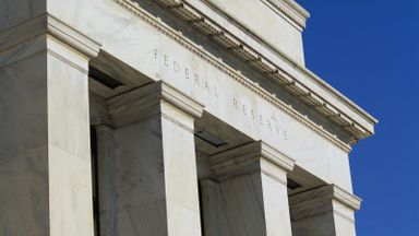 the federal reserve building and columns
